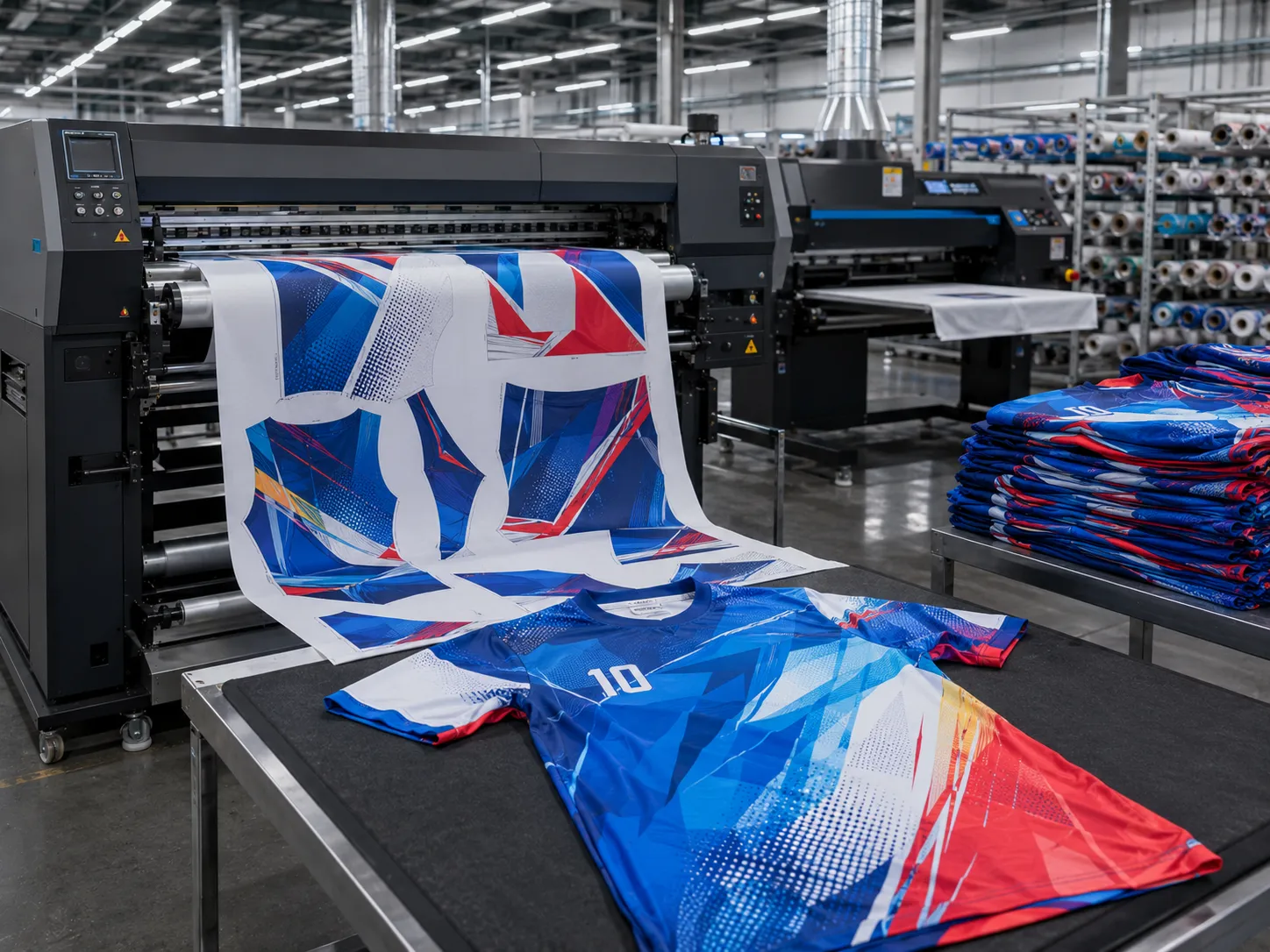 งานพิมพ์ Sublimation เสื้อกีฬา